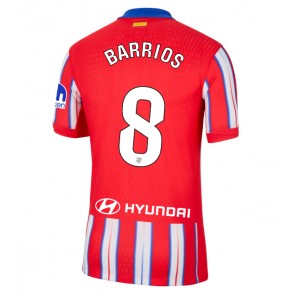 Atletico Madrid Pablo Barrios #8 Domácí Dres 2024-25 Krátký Rukáv